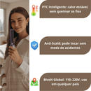 Escova Alisadora Sem Fio Recarregável, Pente Térmico Portátil para Cabelos