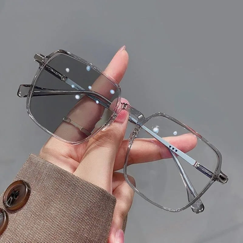 Photochromic Óculos Anti Radiação Metal