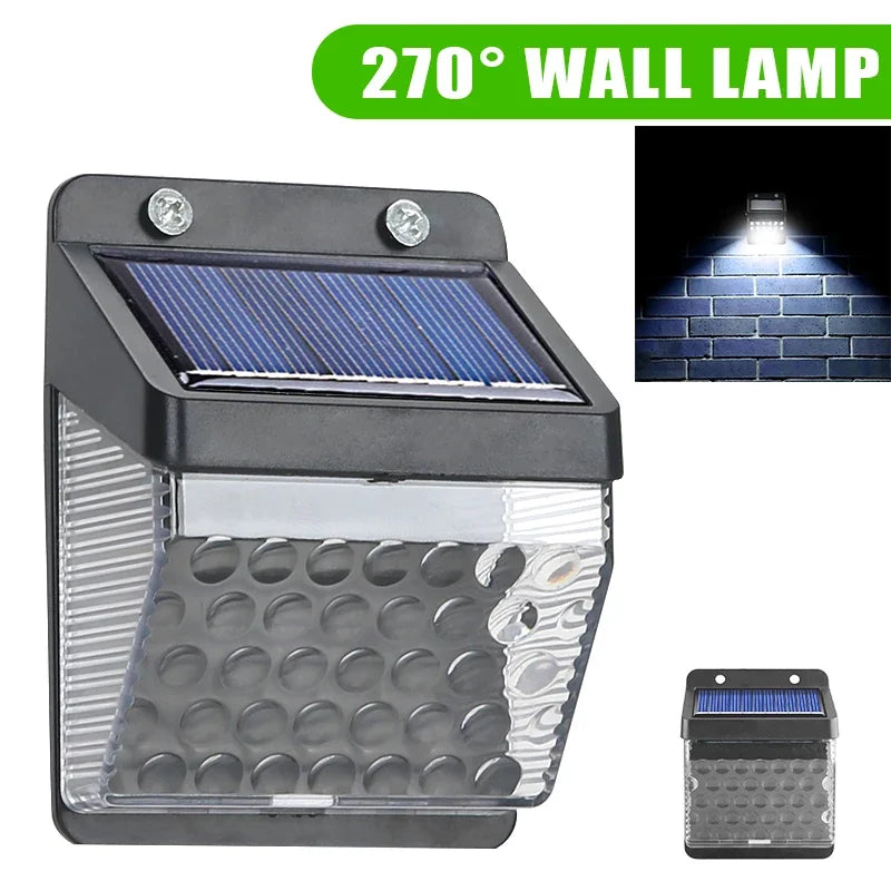 Luz Solar Sentinela 30LED – Segurança Inteligente para Áreas Externas