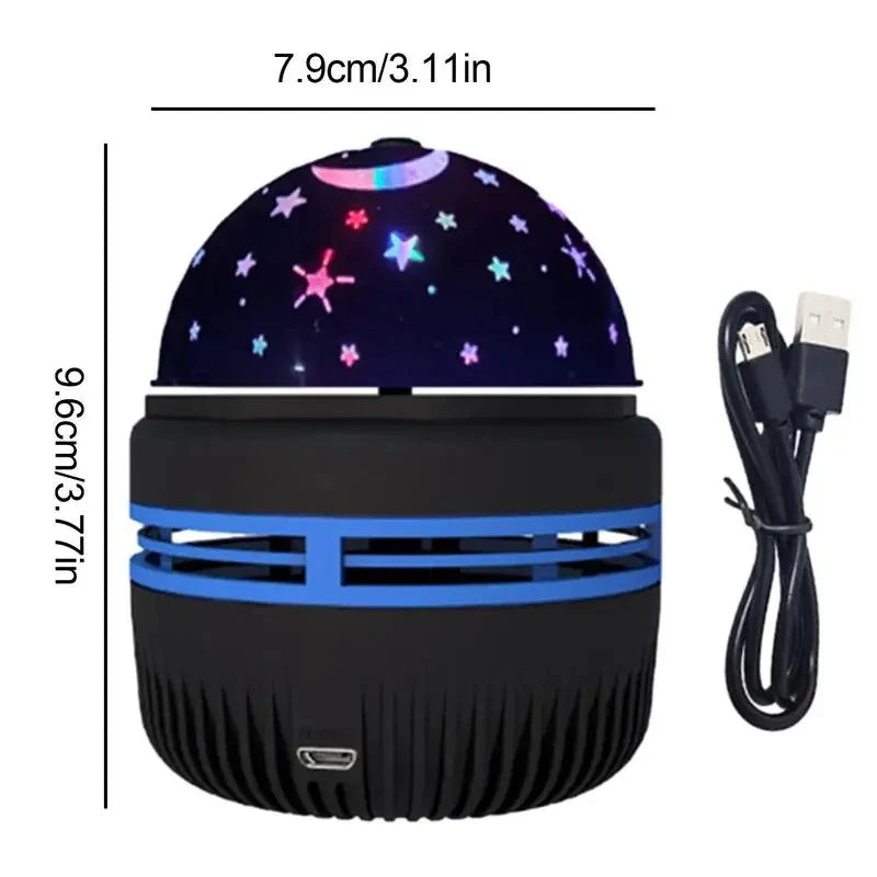 Projetor Mágico Céu Estrelado – Noites Iluminadas com Lua e Estrelas