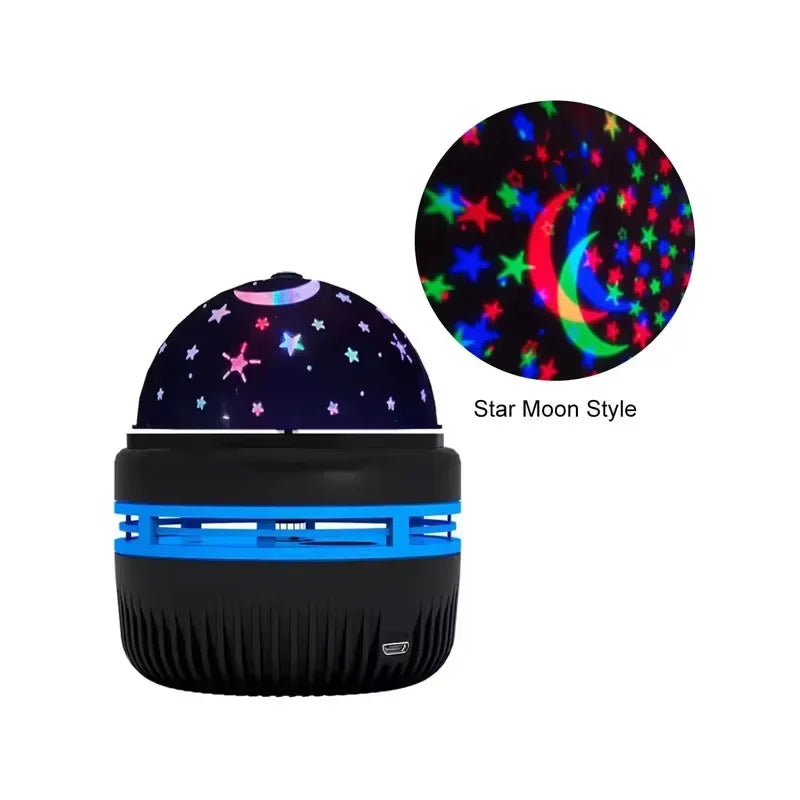 Projetor Mágico Céu Estrelado – Noites Iluminadas com Lua e Estrelas