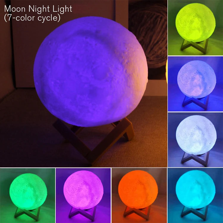 Estrela do Sono – Luminária Lua e Galáxia para Encantar Quartos