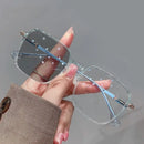 Photochromic Óculos Anti Radiação Metal