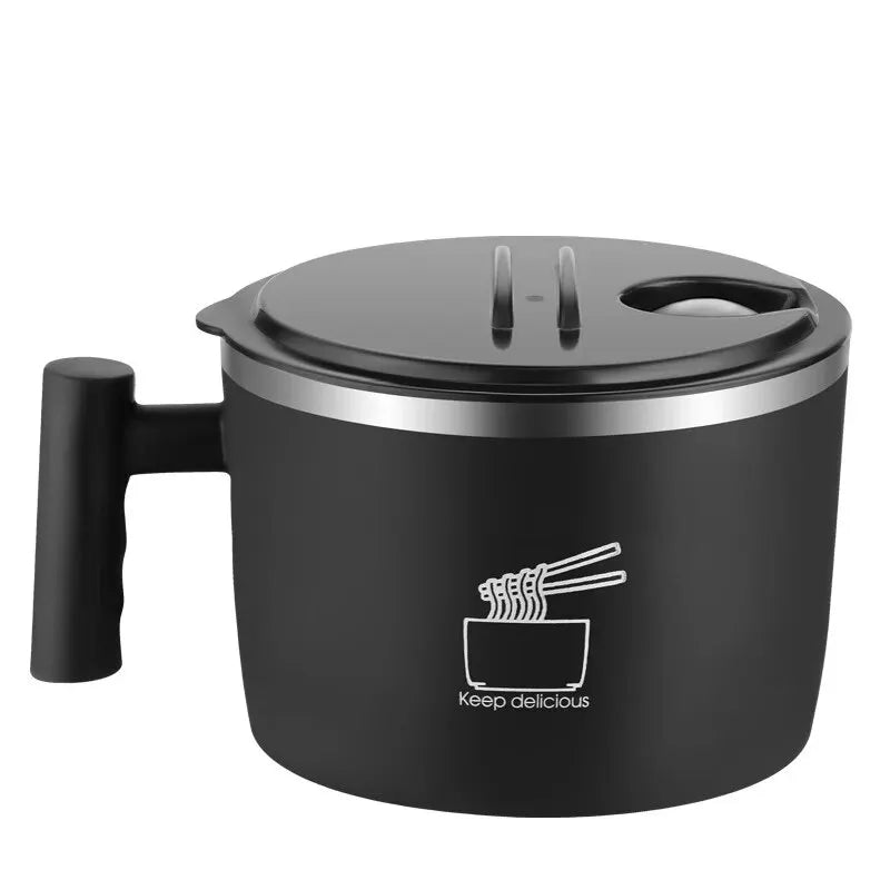 Noodle Keeper – Bowl Inox com Tampa Prático & Vedado