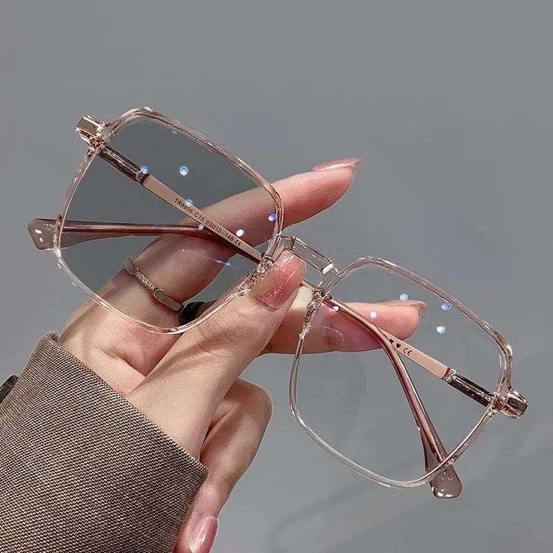 Photochromic Óculos Anti Radiação Metal